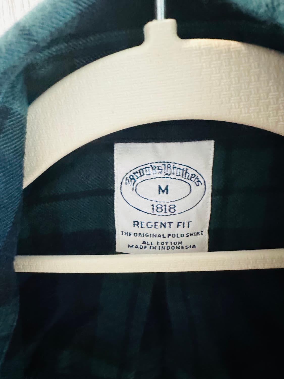 브룩스 브라더스 블랙워치 셔츠 M REGENT FIT 상품이미지2