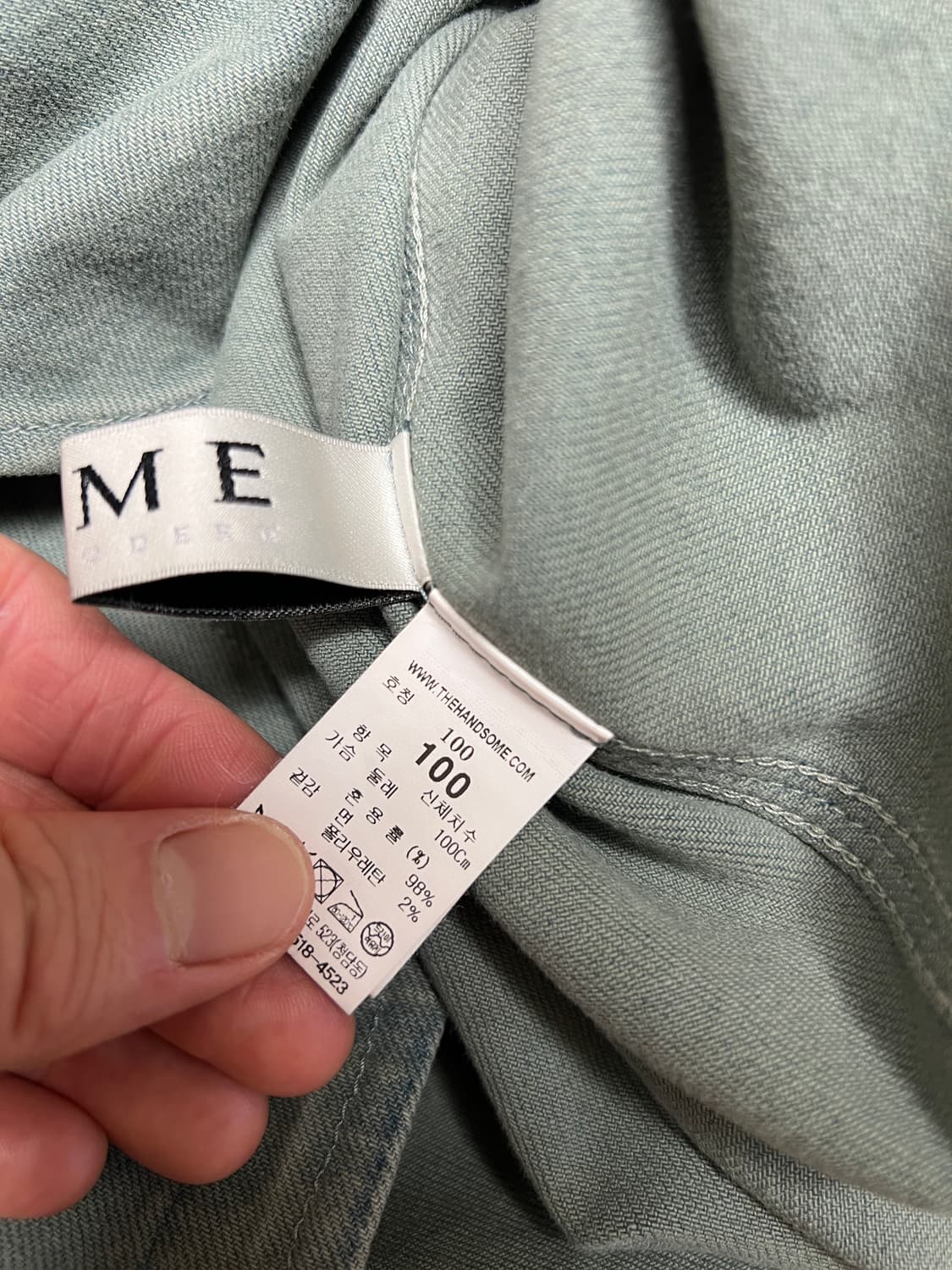 [1XL] 타임 그린 데님 셔츠자켓 상품이미지3