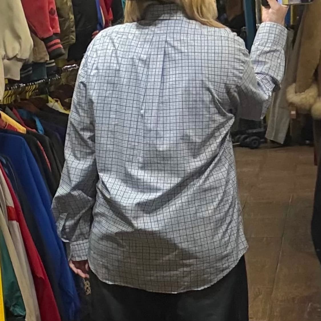 [HI] 폴로 랄프로렌 긴팔셔츠 체크 블루  상품이미지5