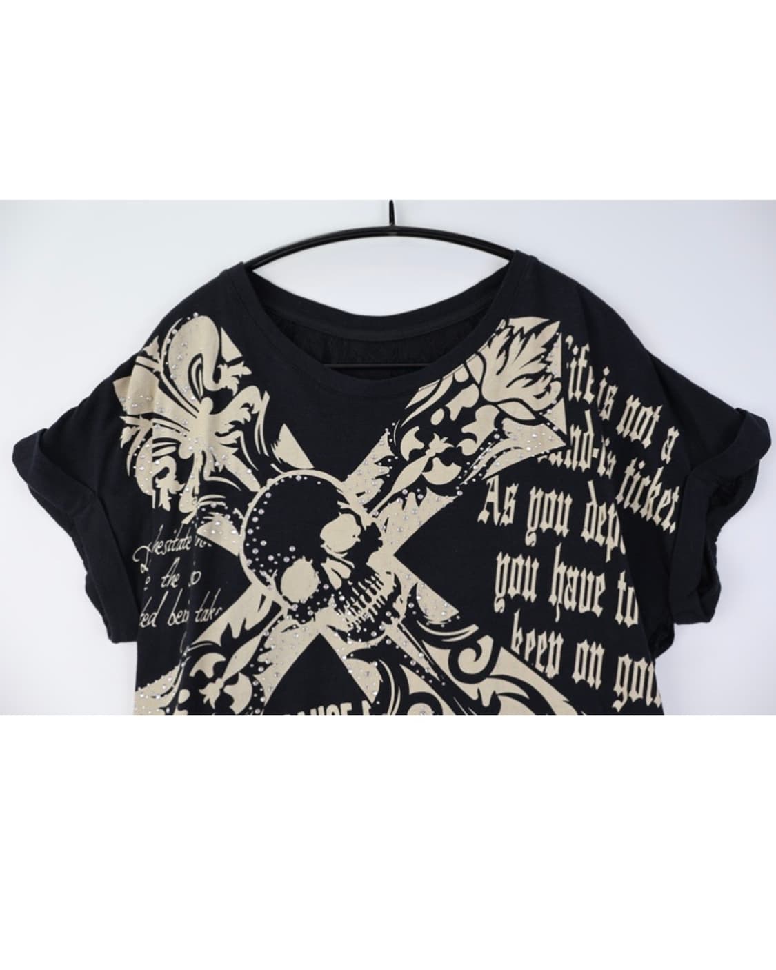 Jpn punk skull cubic t-shirts 상품이미지6