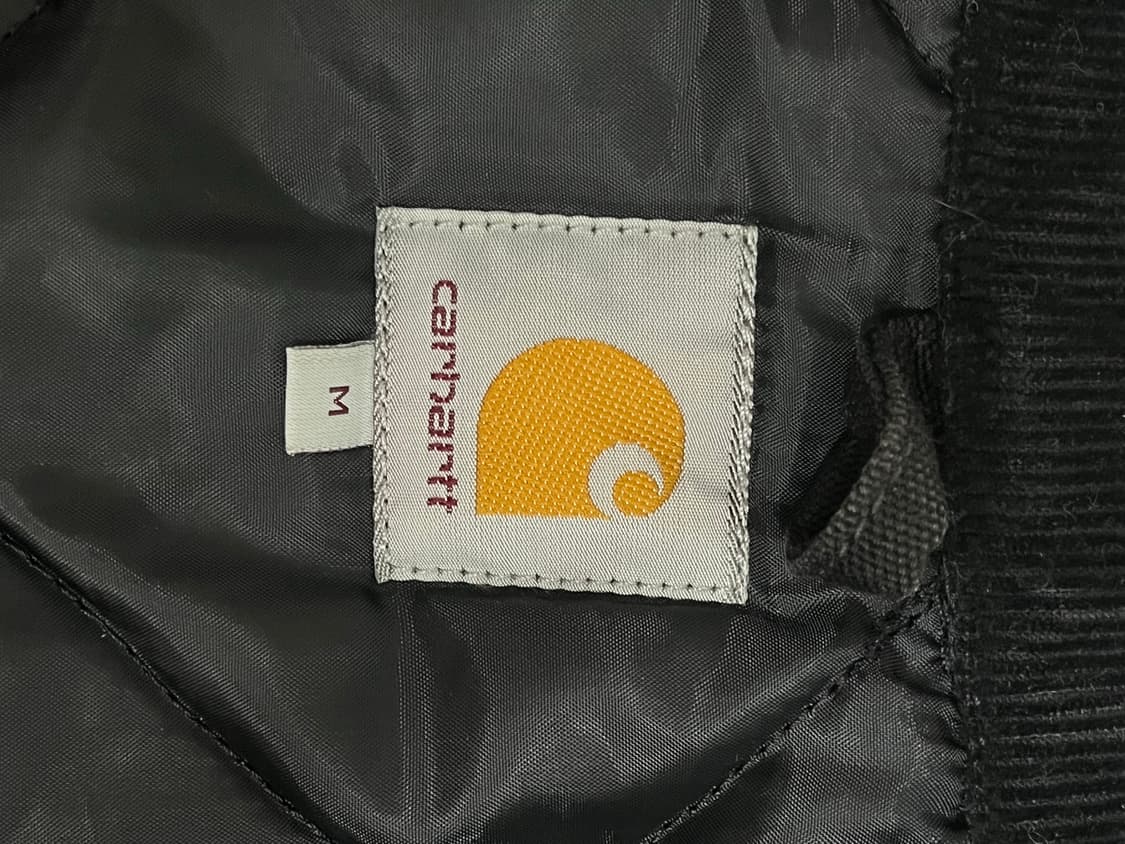 칼하트 초어자켓 코듀로이 퀼팅안감 워크자켓 M 블랙 상품이미지8