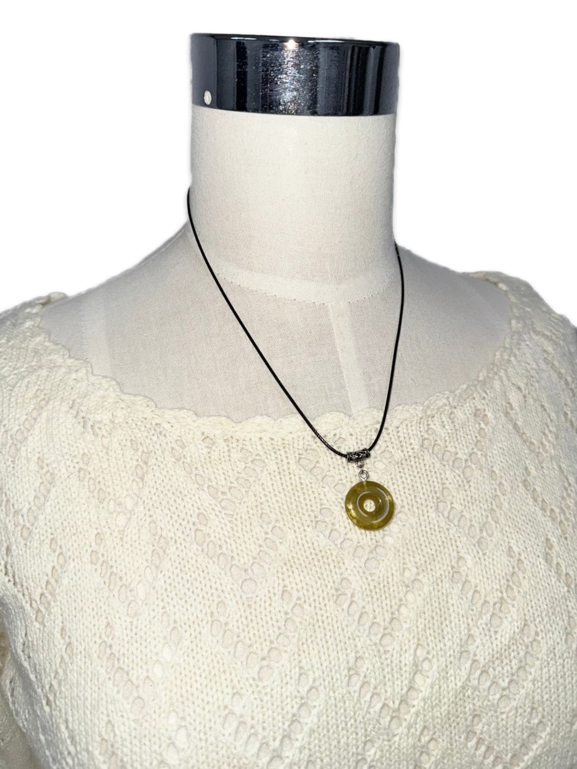 Vintage Ring Beads Layered Necklace 상품이미지3