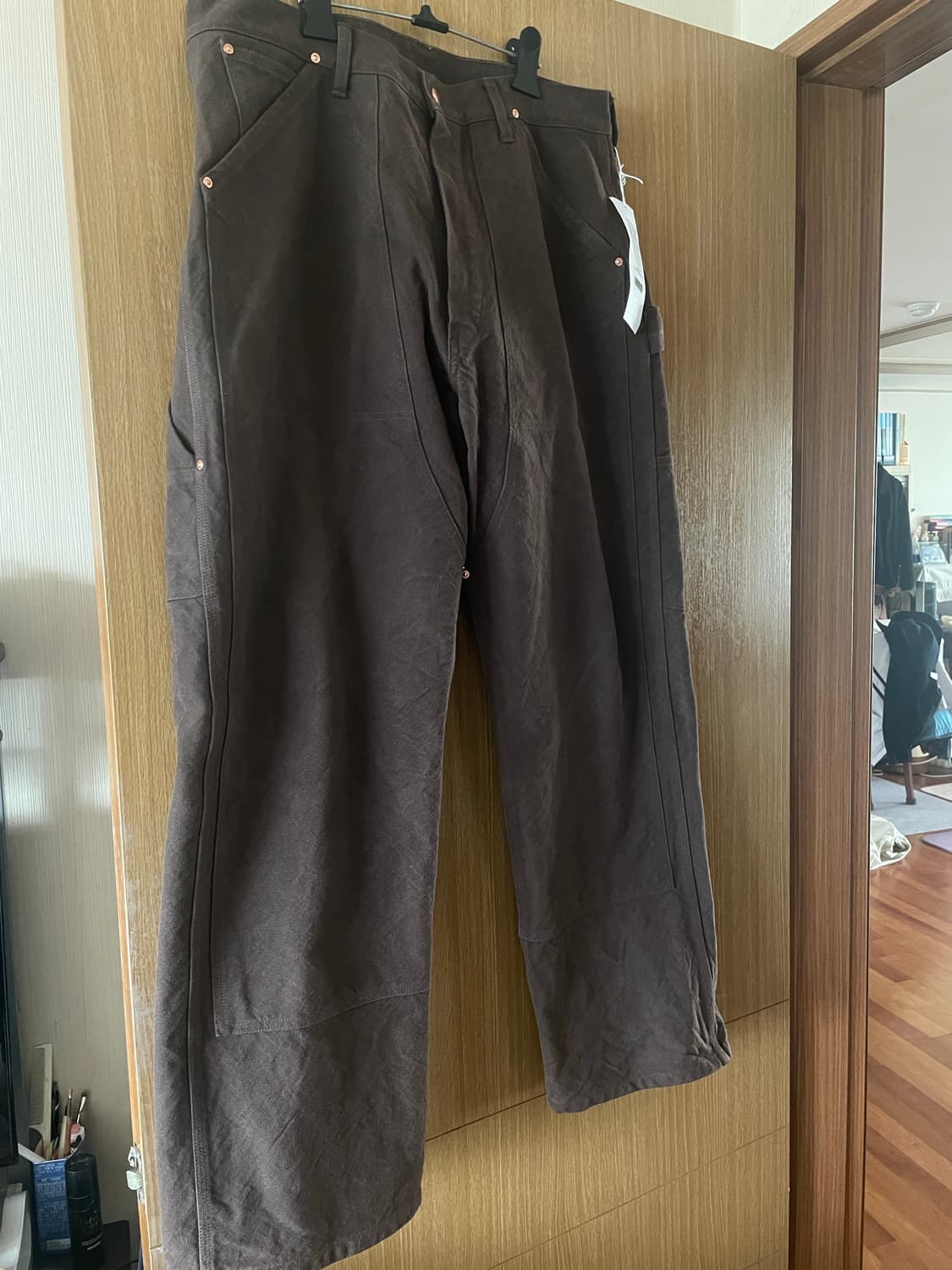 코모리 코튼덕 페인터팬츠 3사이즈 상품이미지1