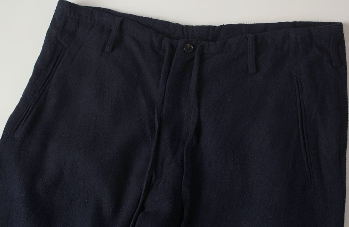 YOHJI YAMAMOTO -POUR HOMME- 노일 실크 스트링 팬츠 상품이미지4