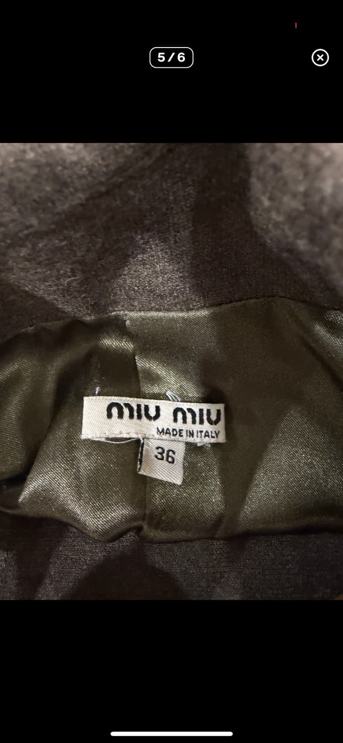 미우미우 울 자켓 상품이미지5