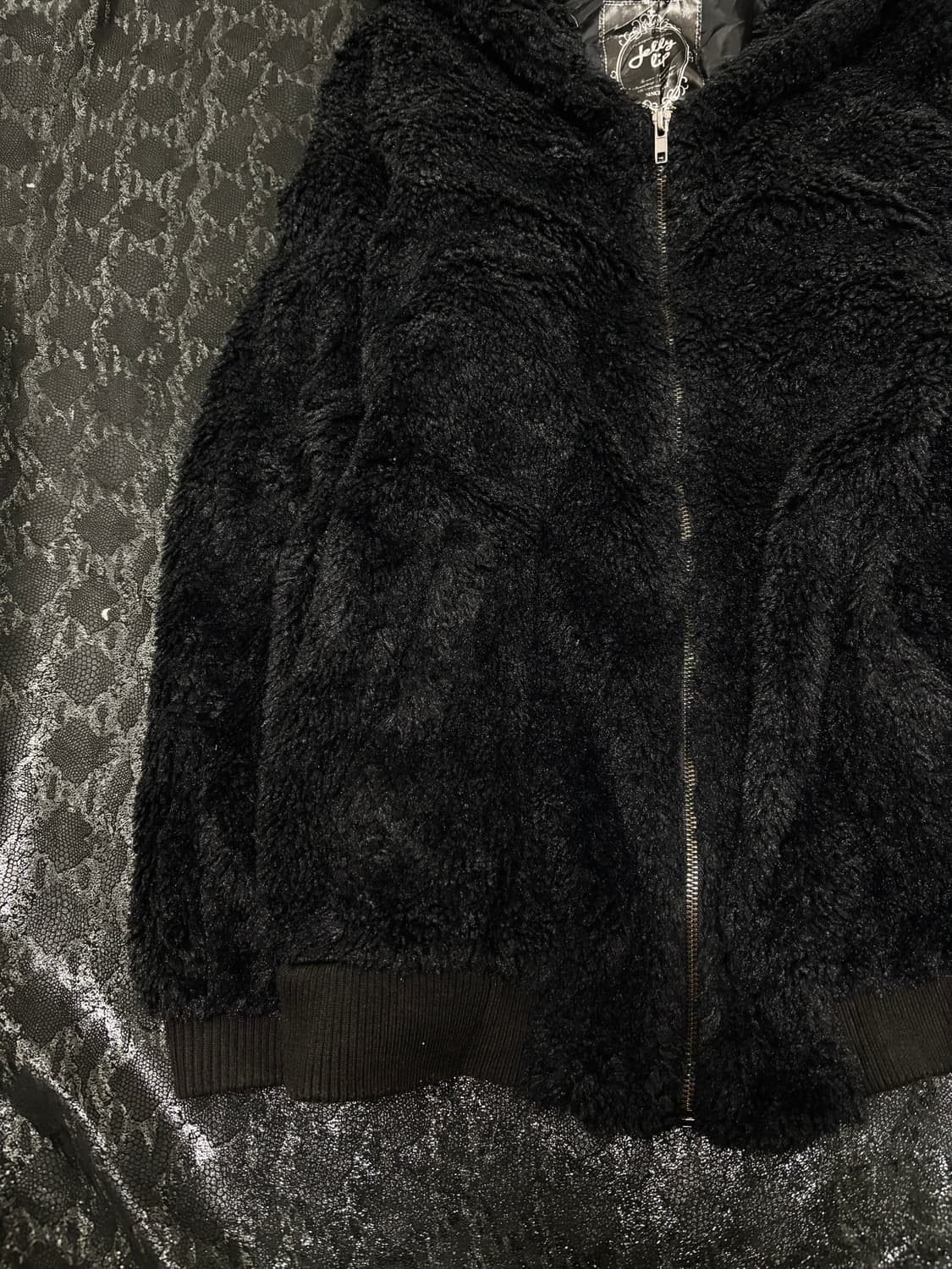 “Vintage” Y2K Black Fleece Over-Hoodie Z 상품이미지6