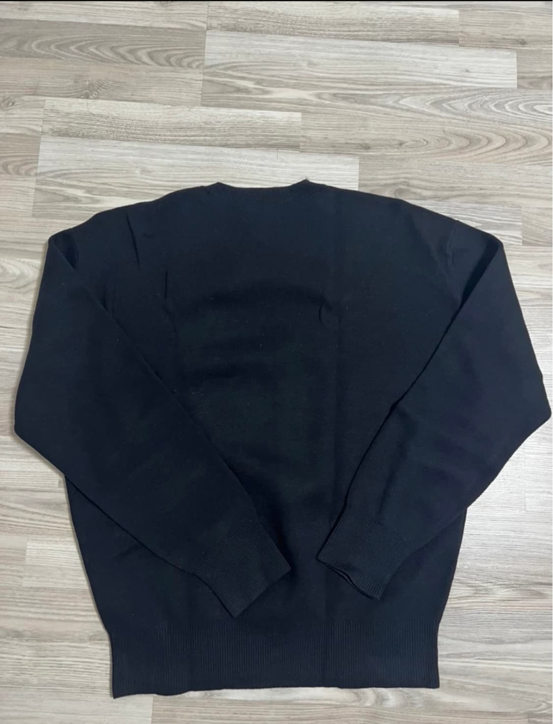 론트 329 라운드니트 블랙 XL 상품이미지2