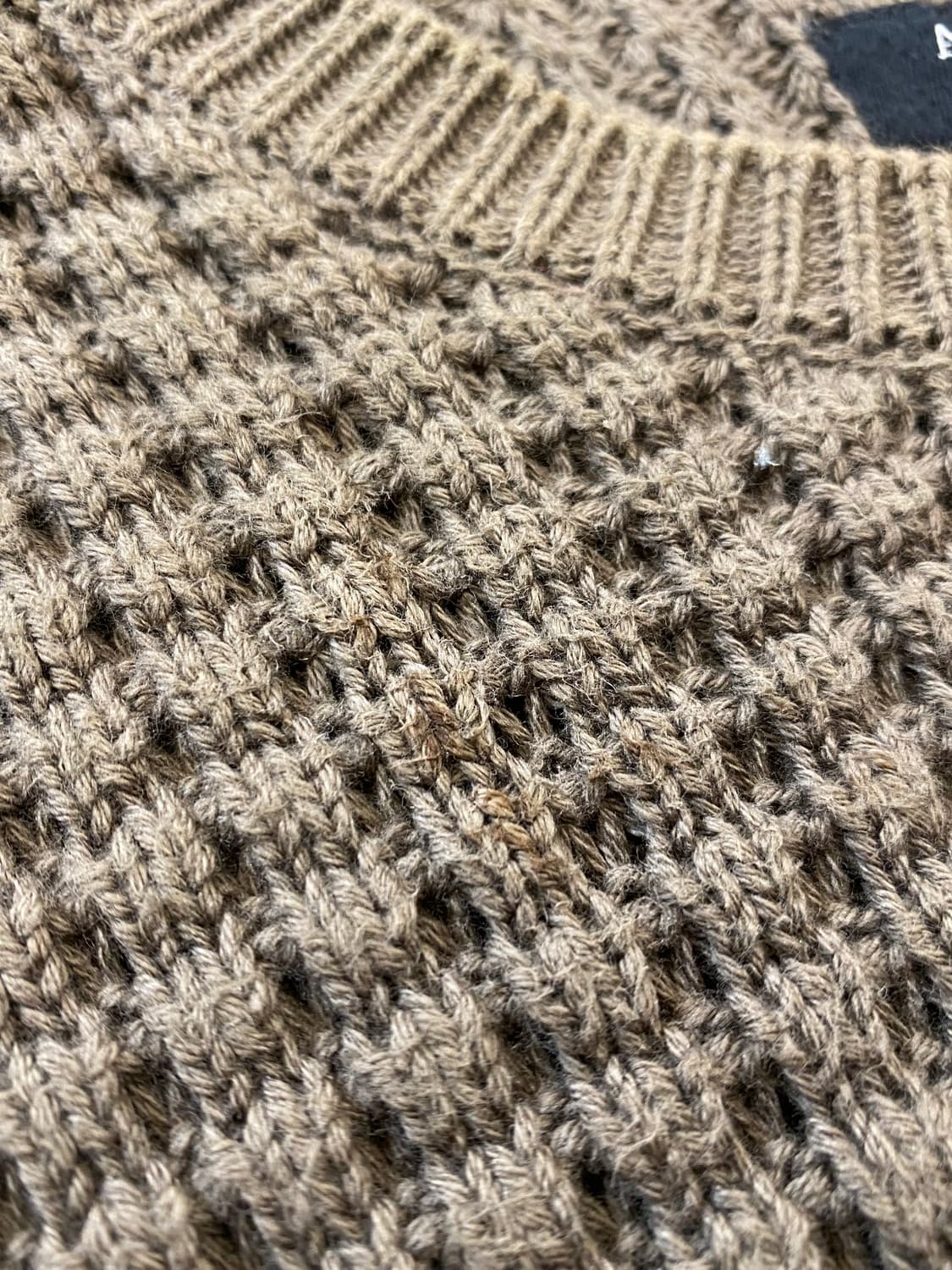 [S] ALLSAINTS 올세인츠 브라운 코튼 니트 상품이미지3