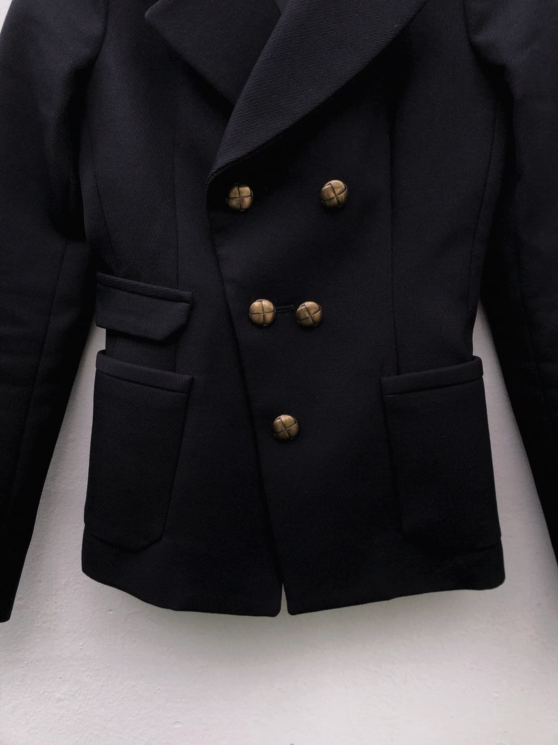 Balenciaga Gold Plate Wool Jacket 상품이미지4