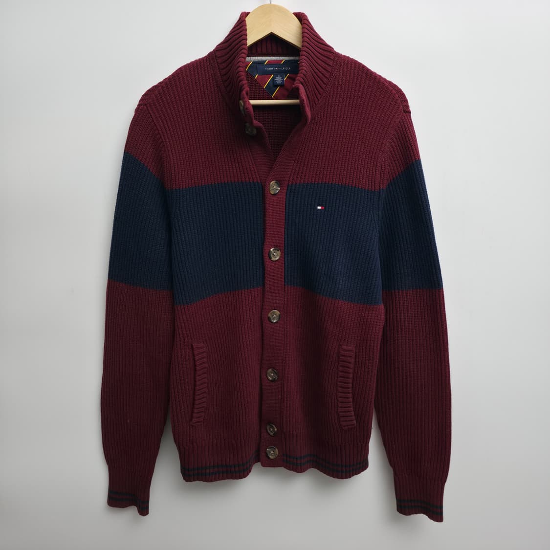[M] 타미힐피거 스트라이프 니트 가디건 상품이미지1