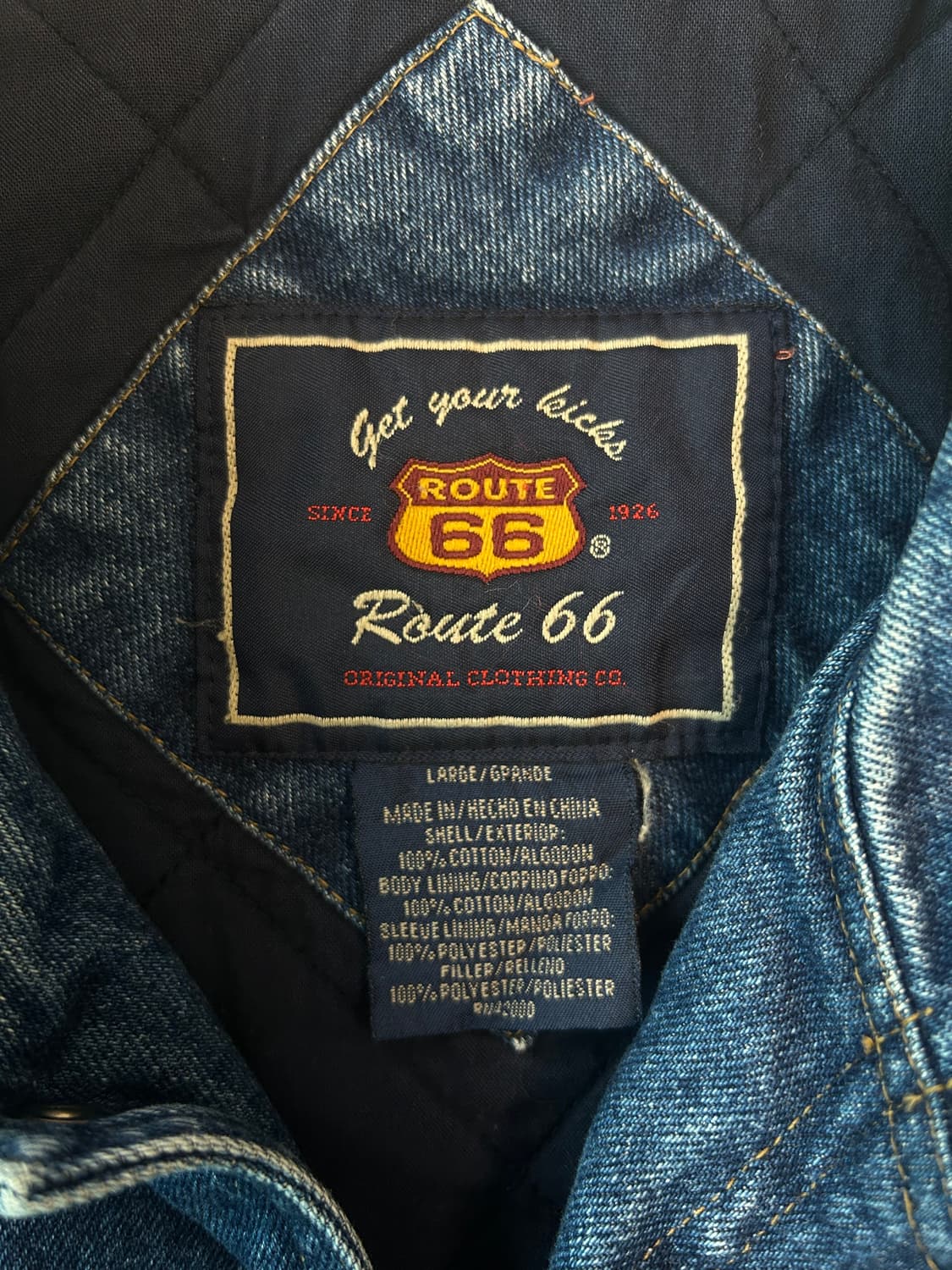 Route 66 데님 바시티 자켓 상품이미지5