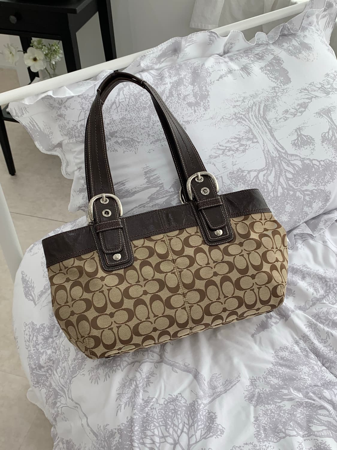 [S급] Coach Vintage Brown Shoulder Bag 상품이미지3