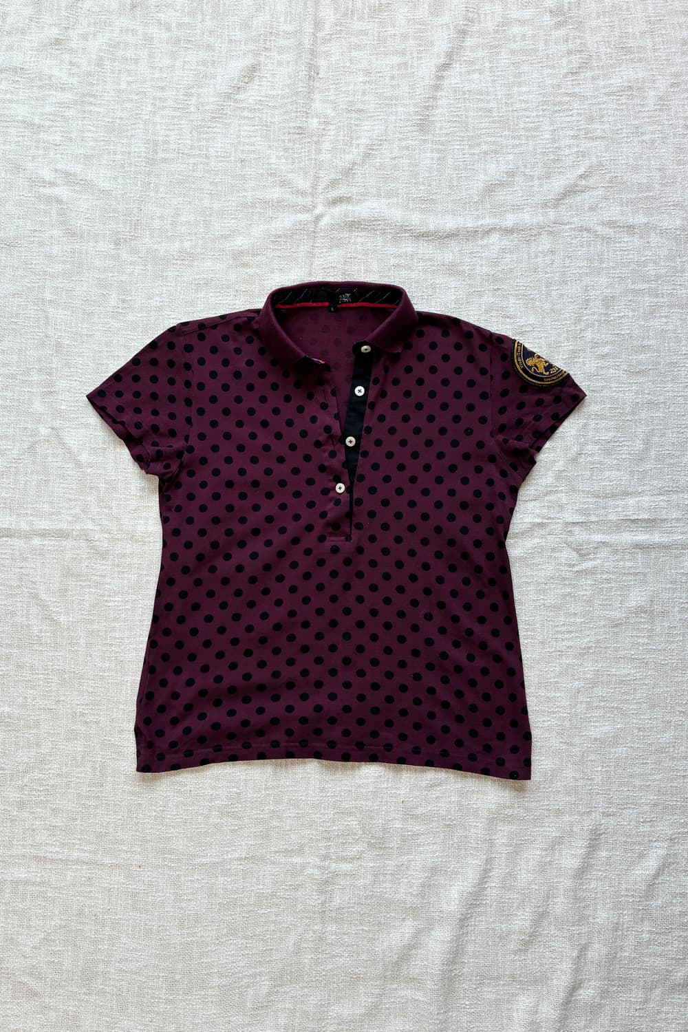 SPORT Polka Dot Short Sleeve Polo Shirt  상품이미지7