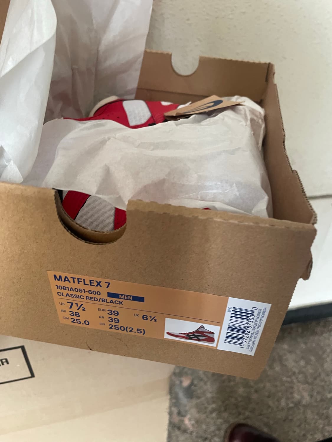 새상품) 아식스 매트플렉스7 복싱화 및 레슬링화 250sz 상품이미지2