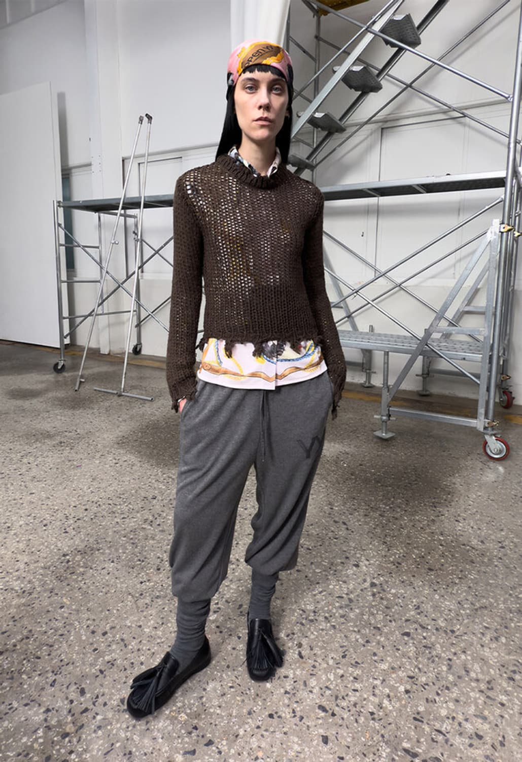 오픈와이와이 Distressed Crop Knit 상품이미지2