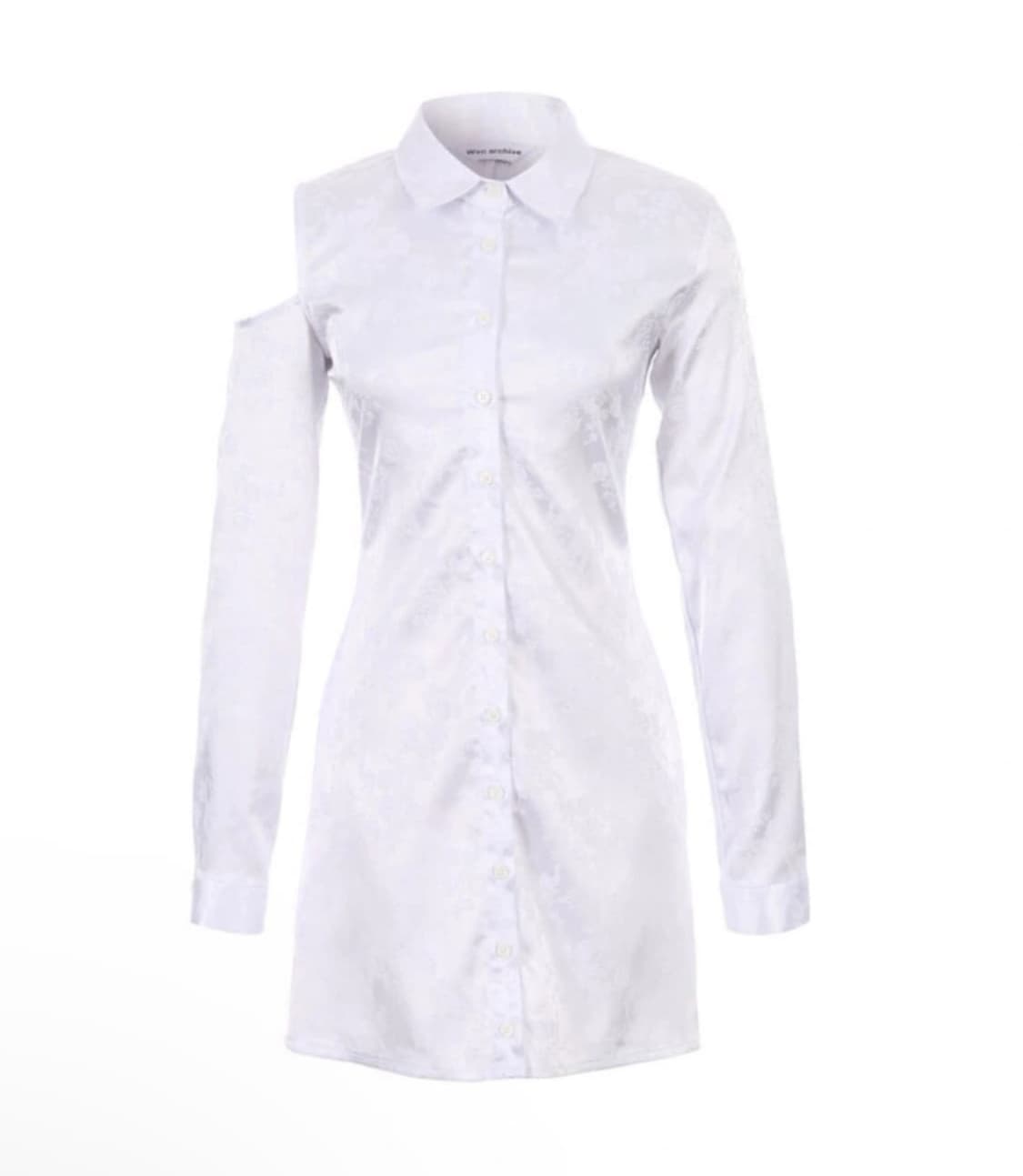 wsc 아카이브 자카드 원피스 긴팔 상품이미지1