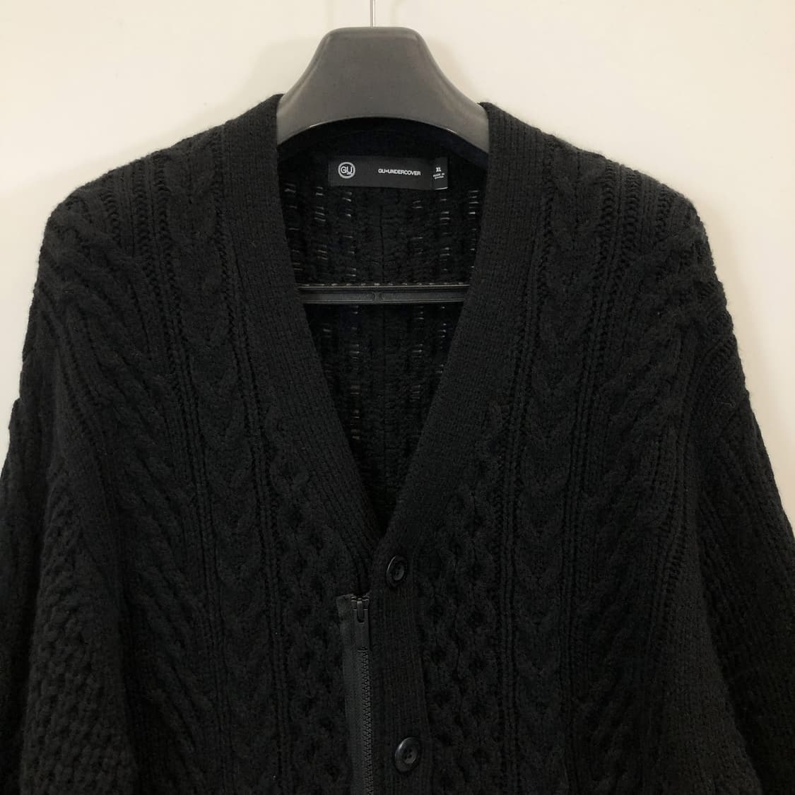 GU x 언터커버 케이블 지퍼가디건 XL  상품이미지2
