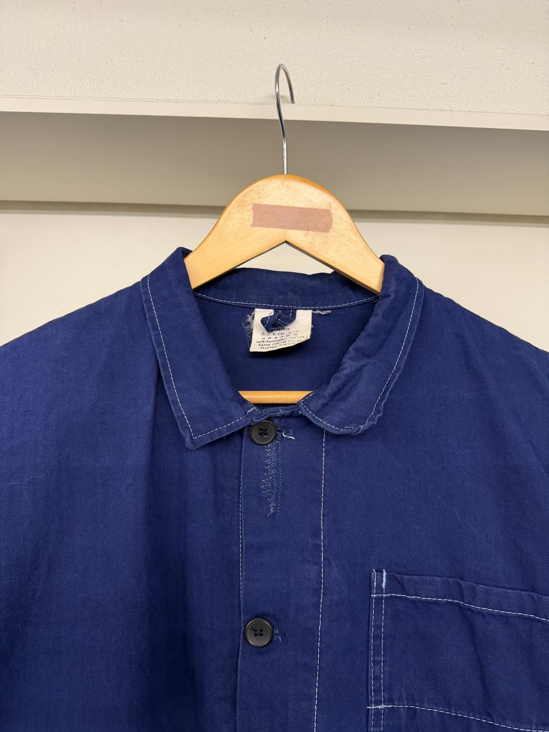 OLD VINTAGE “HBT” WASHED 헤링본트윌 프렌치워크자켓 상품이미지6