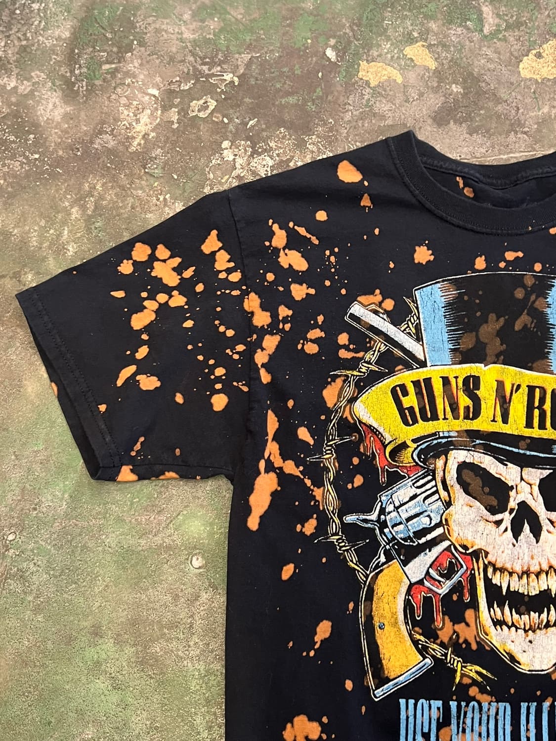 [M] 건즈앤로지스 Use Your Illusion 스컬 그래픽 밴드티 상품이미지3