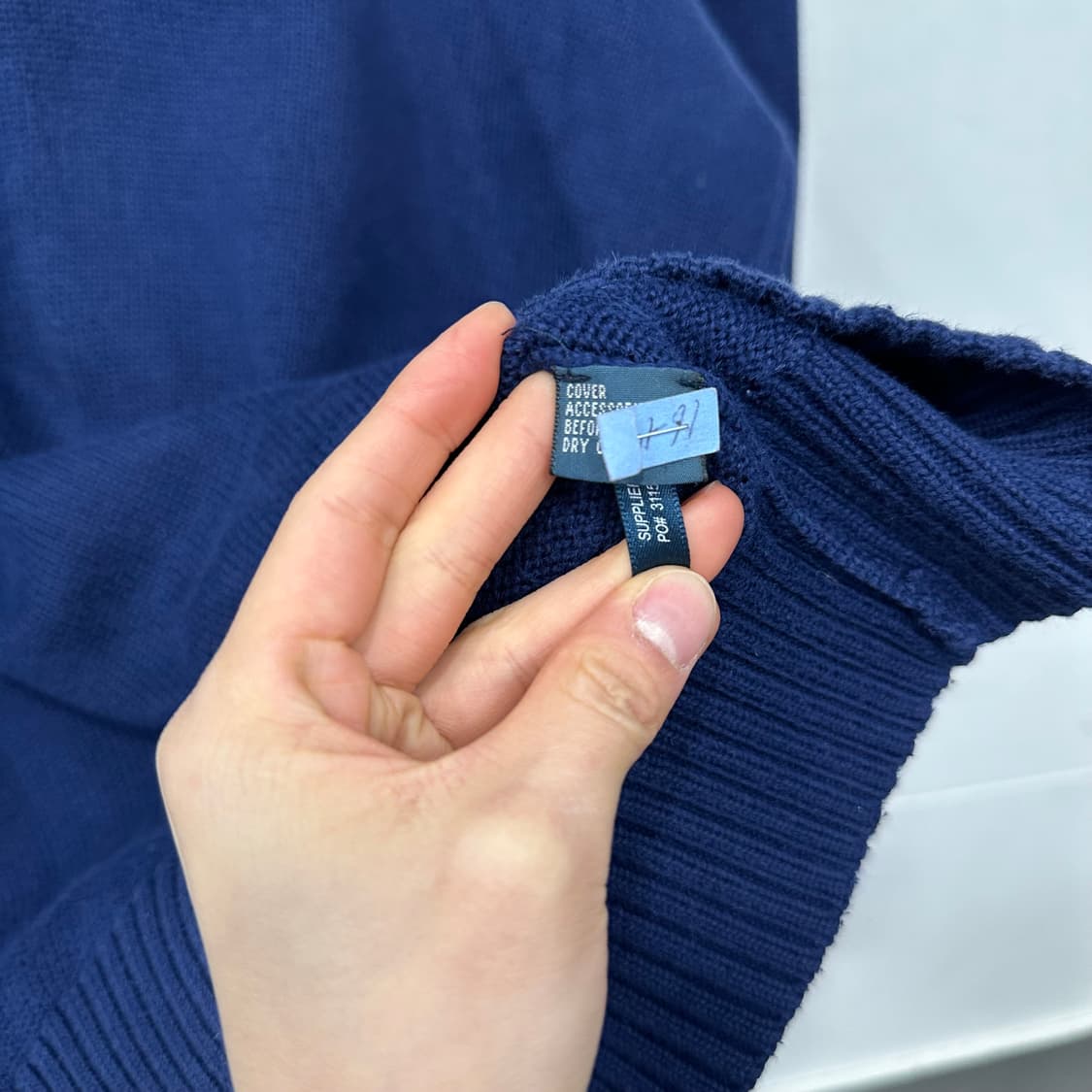 폴로 반집업 니트 상품이미지6