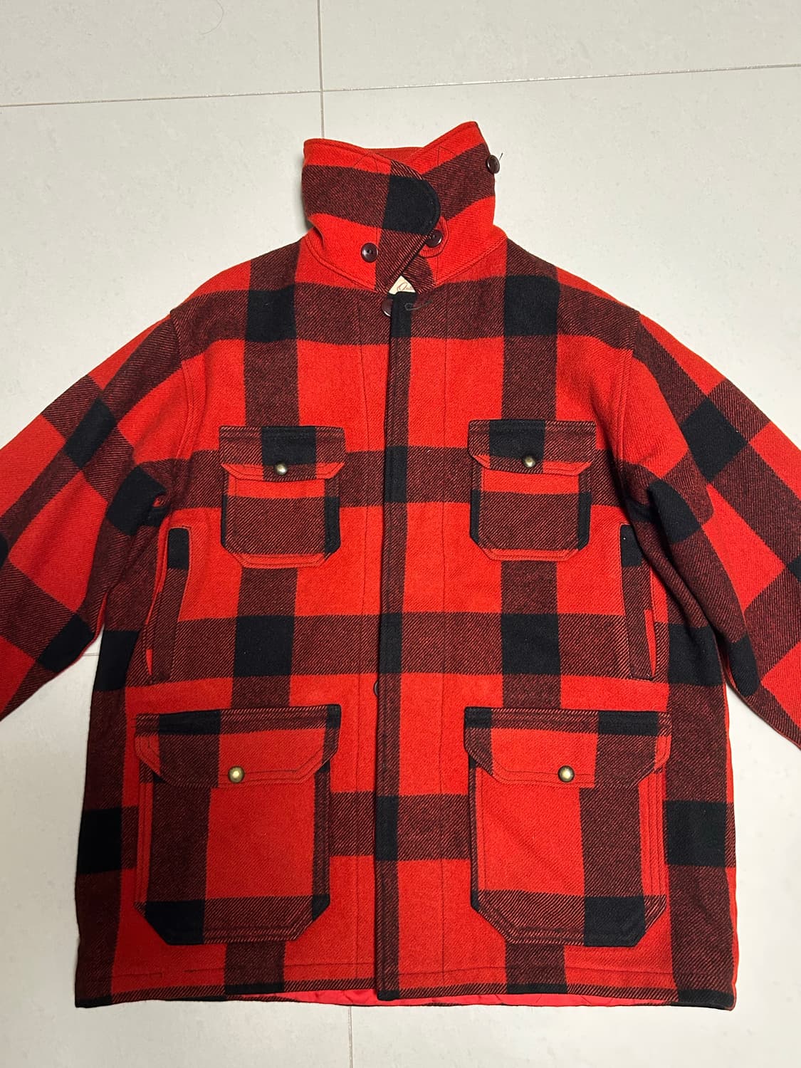 60s Penney’s 버팔로 체크 헌팅 자켓 (빈티지) 상품이미지1