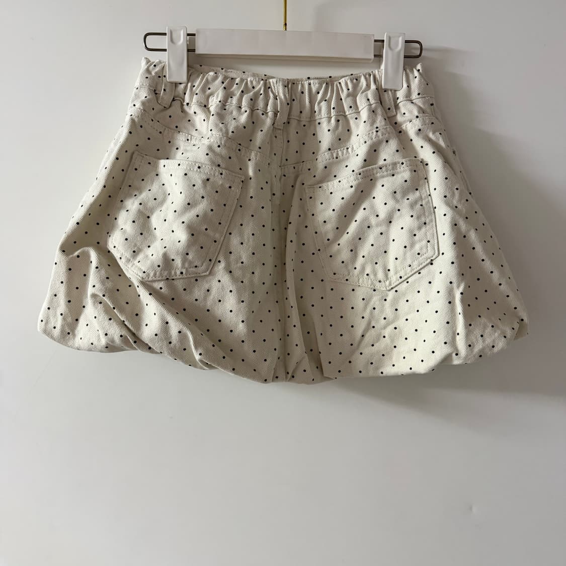 새상품 여자 도트 펌킨 미니스커트 S 상품이미지3
