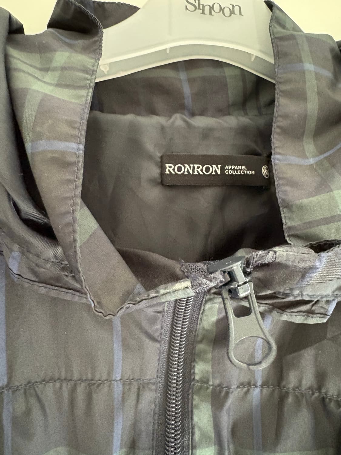 론론 체크 프릴 바람막이 상품이미지3