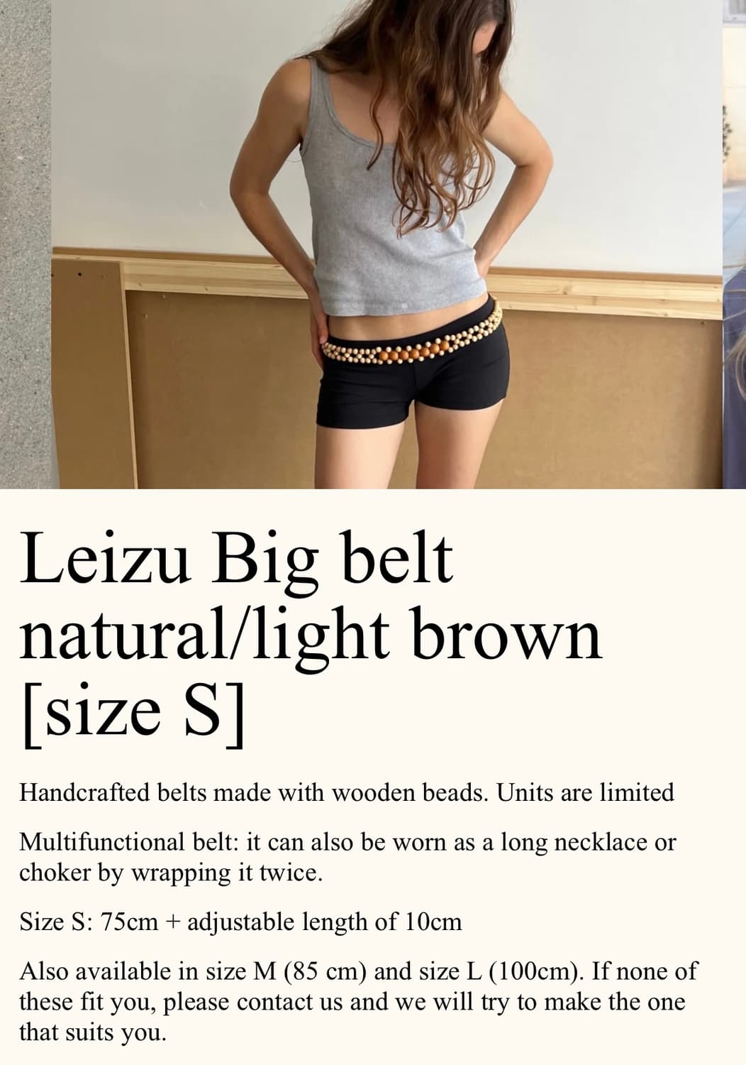 talina belt natural 상품이미지3