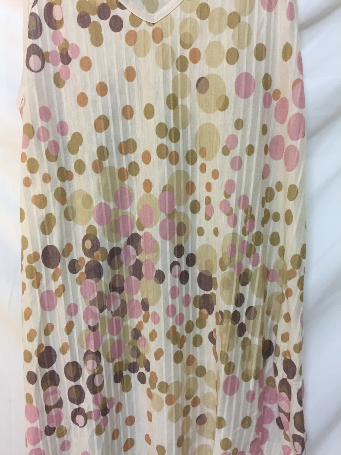 도트 레이어드 언발란스 원피스 상품이미지3