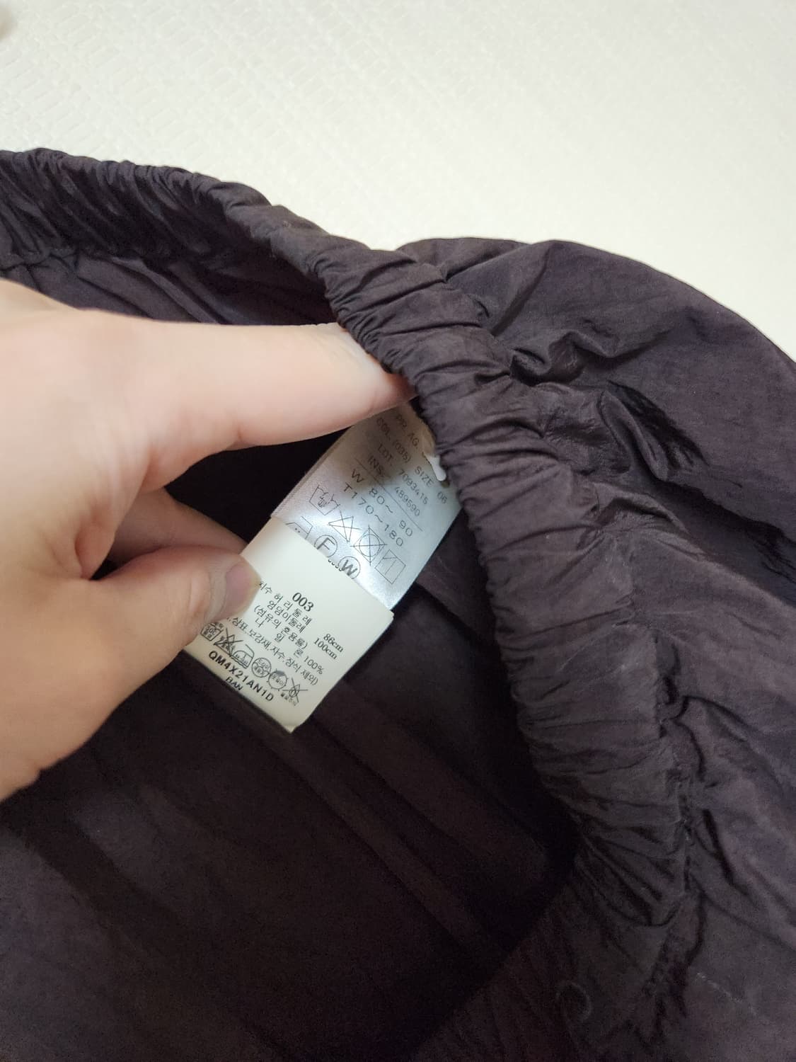 ATON NYLON OVERDYED 셋업(브라운) 판매합니다. 상품이미지6