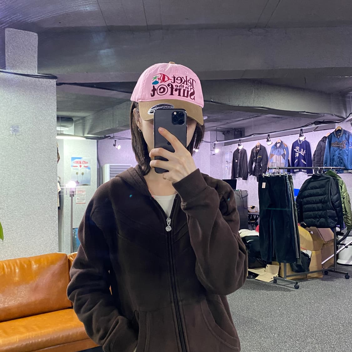 테켓 빅로고 투톤 볼캡 B3144 상품이미지1