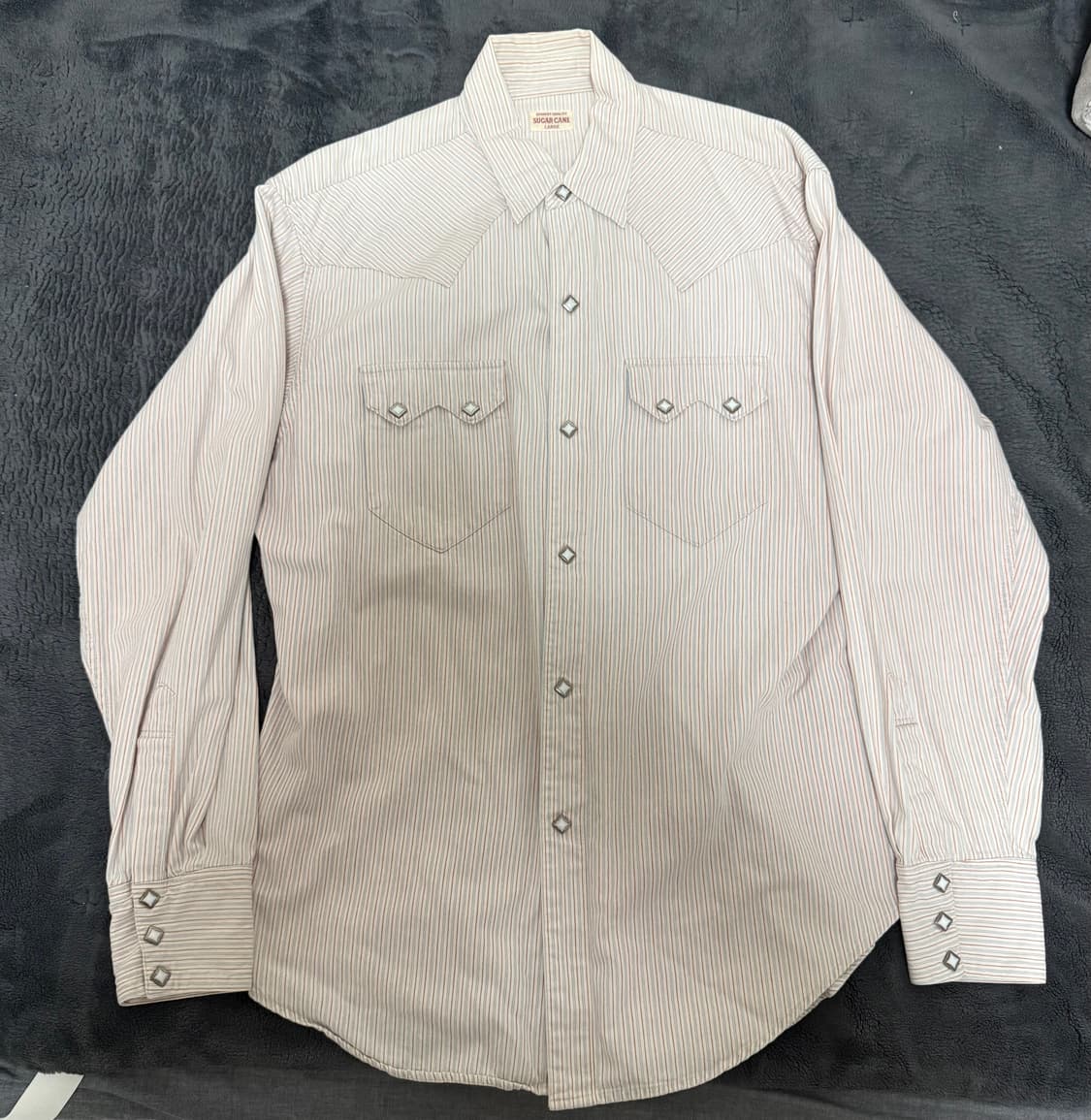 슈가케인 스트라이프 웨스턴 셔츠 상품이미지1