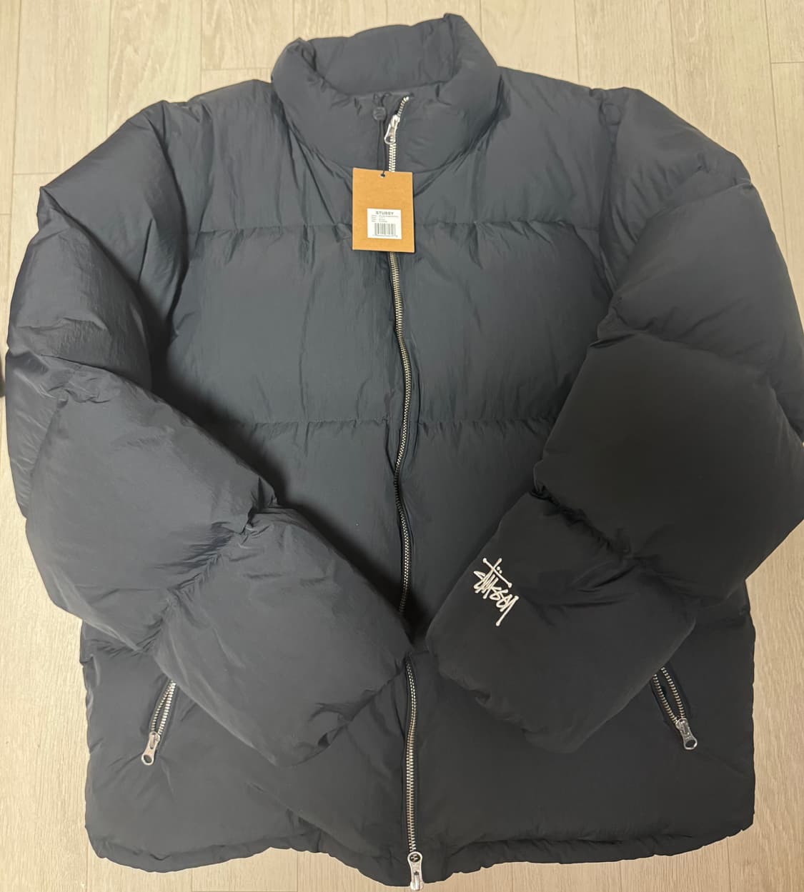 스투시다운 퍼퍼 나일론 블랙 (XL) 상품이미지2