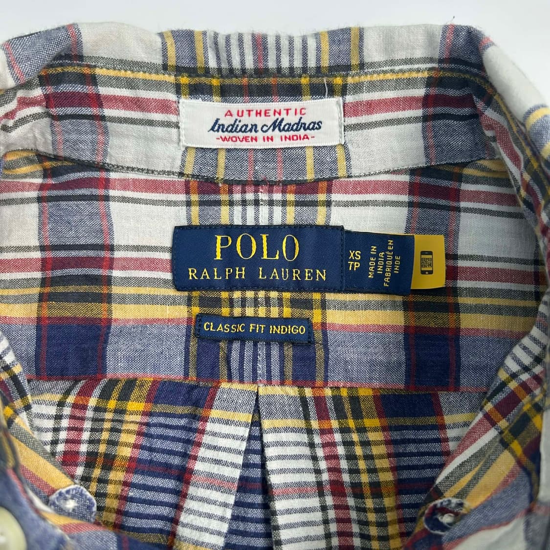 폴로 랄프로렌 클래식핏 체크 셔츠(XS) 상품이미지6