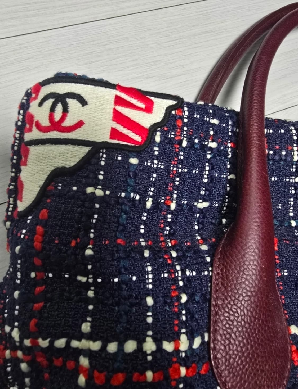 Chanel 크루즈 트위드 백팩 / 토트백 (쇼 샘플 레어템) 상품이미지8