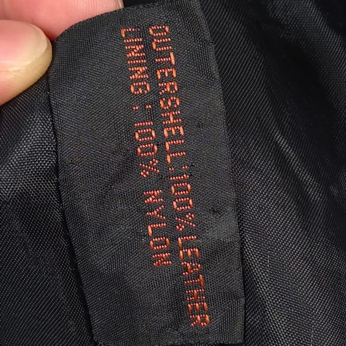 ROW G 빈티지 블랙 헤비 레더 봄버 자켓 L 상품이미지8