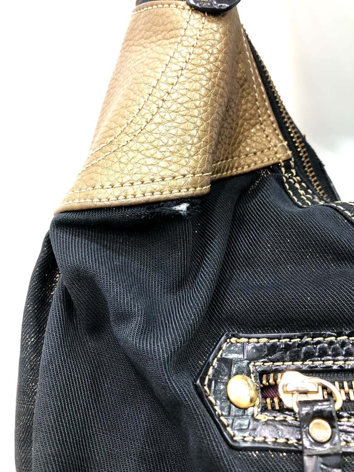 EGOIST glitter navy buckle shoulder bag 상품이미지8