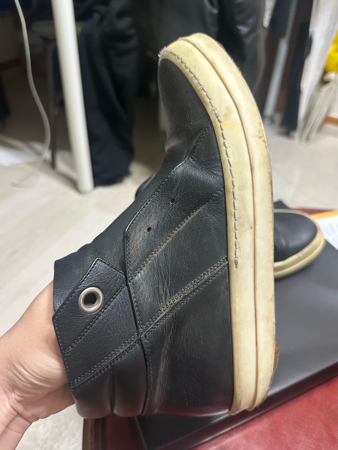 Rick Owens Island Dunk Black (40) 상품이미지4