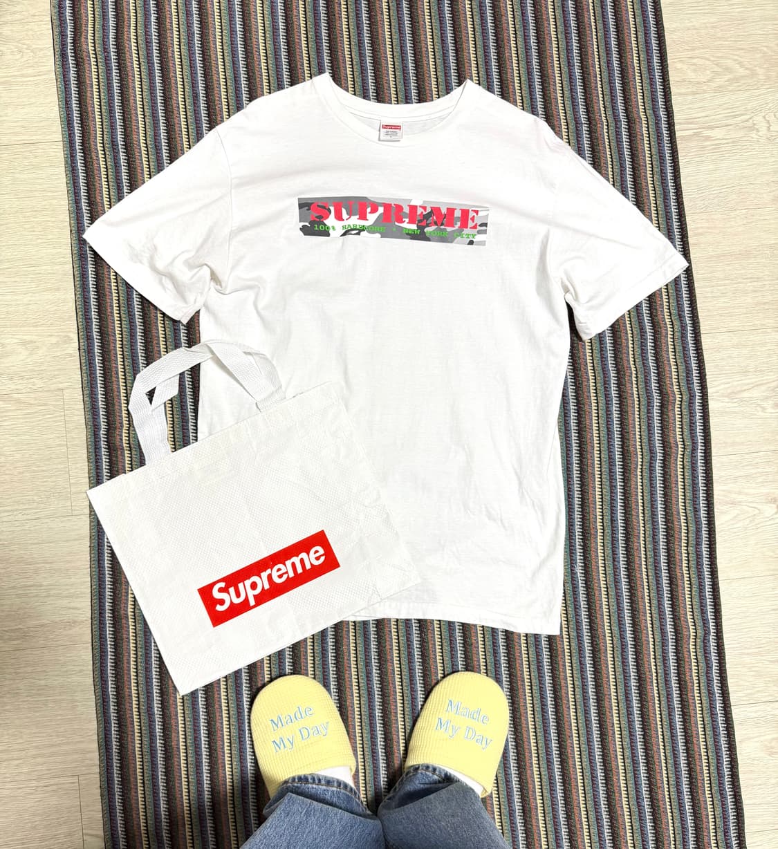 슈프림 하드코어 반팔 티셔츠 상품이미지1