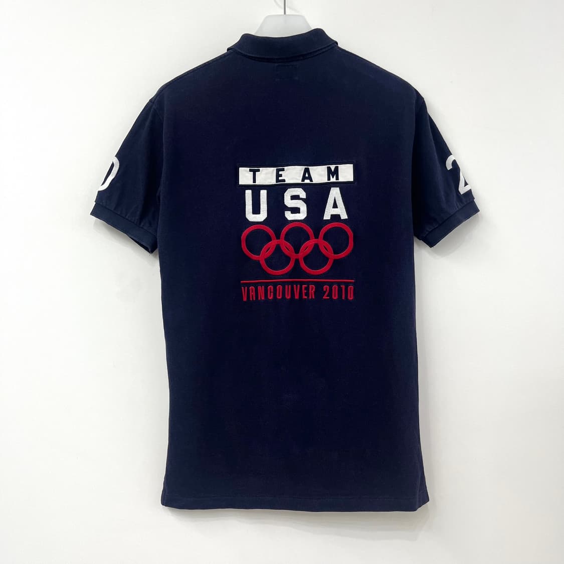 폴로 랄프로렌 빅포니 USA 벤쿠버 올림픽 2010 한정판 카라 반팔티 상품이미지3