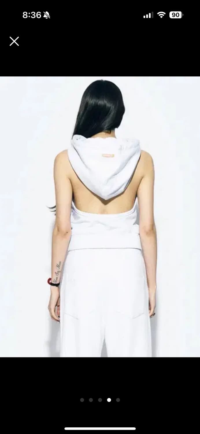 애즈이프캘리 홀터 후드 트레이닝 츄리닝 세트 상품이미지4