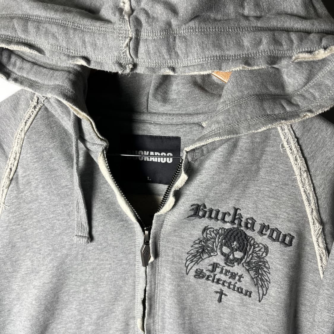 [Buckaroo] 버커루 스컬 펑크 그런지 후드집업 상품이미지3