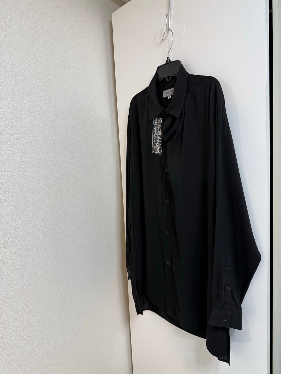 요지 야마모토 뿌르옴므 21ss 레프트 더블 텐셀 블라우스 상품이미지1