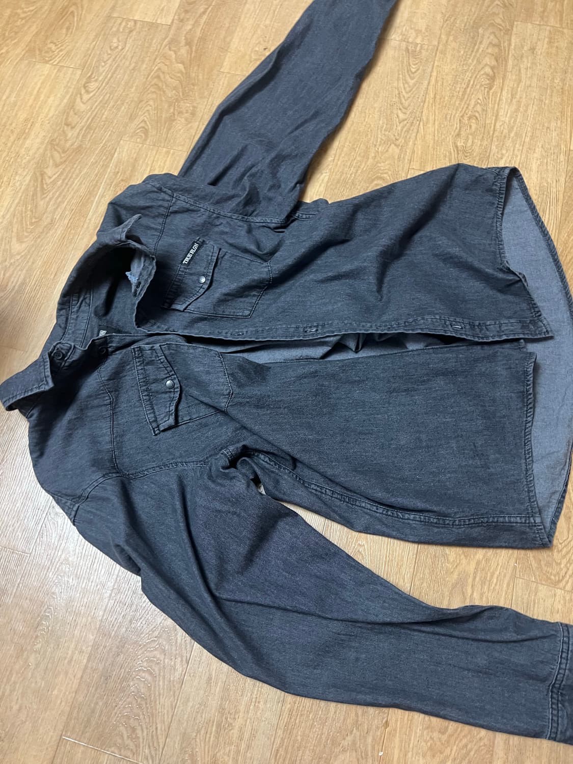 TRUE RELIGION 데님 흑청 자켓  상품이미지1