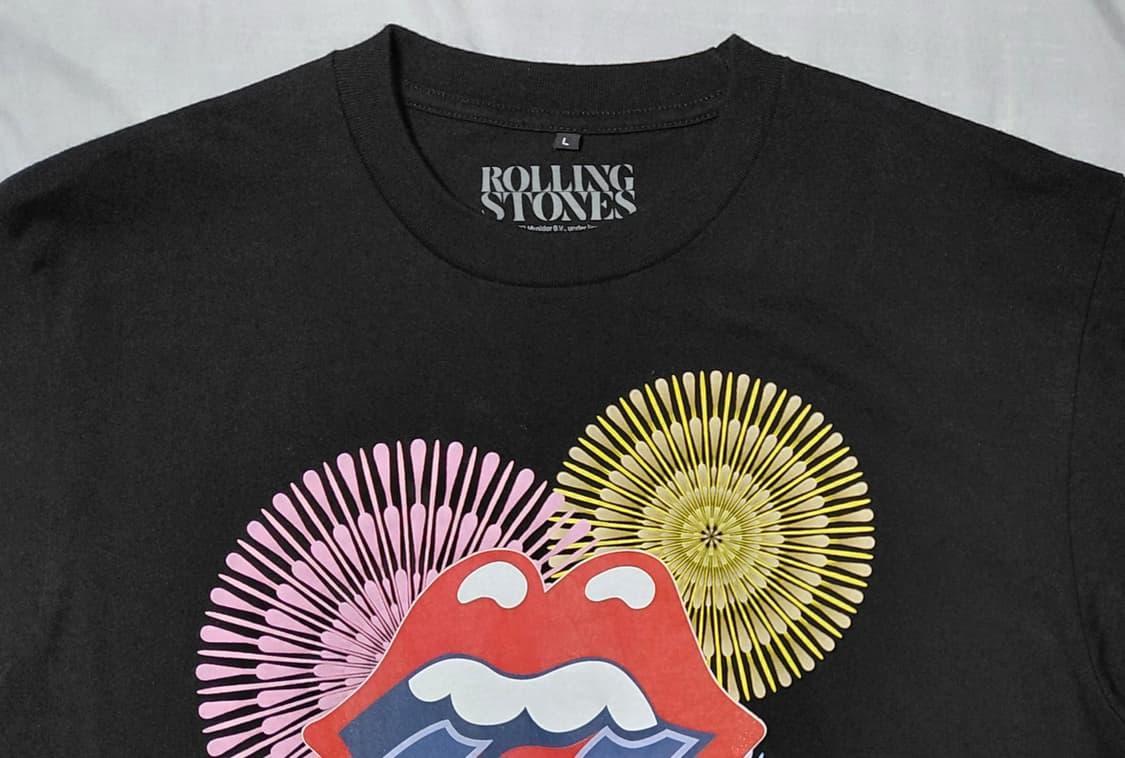 [L] 롤링 스톤즈 60주년 '도쿄 불꽃놀이' 2022 한정판 티셔츠 상품이미지3