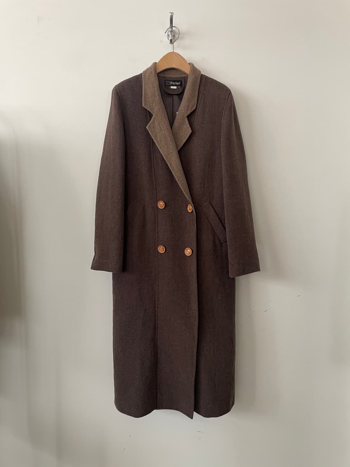 vintage parian wool blend long coat 상품이미지1