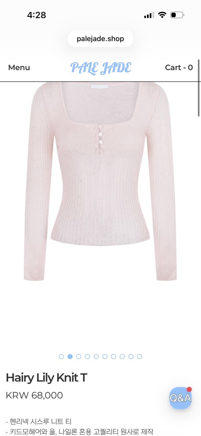 페일제이드 Hairy Lily Knit T 상품이미지2