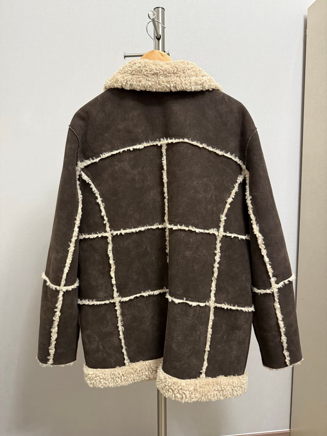 커렌트 리버시블 무스탕 brown 상품이미지6