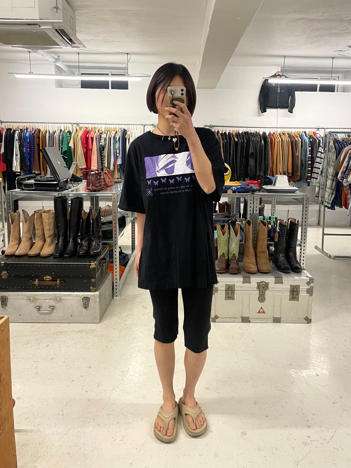GU x 귀멸의 칼날 시노부 티셔츠 상품이미지2