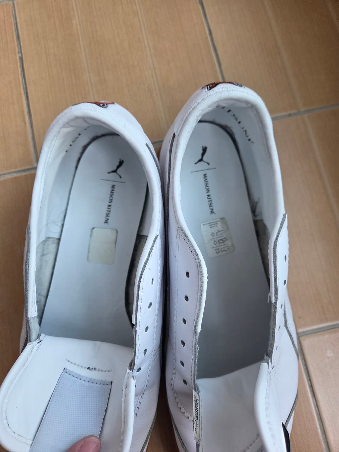 푸마 메종키츠네 로마 화이트 270 상품이미지4